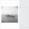 HMS 'Reclaim' (Br, 1948), under way, bound out from Portsmouth harbour, taken from Point Battery by unknown