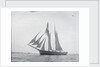 A port side view, taken from well ahead of the beam, of the two masted topsail by Unknown
