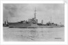 HMS 'Sikh' (1937) under way in Portsmouth Harbour by unknown