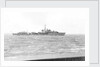 Destroyer HMS 'Wizard' (1943), under way by Anonymous