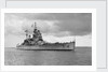HMS 'King George V' (Br, 1939), under way, approaching Portsmouth Harbour by unknown