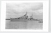 HMS 'Sirius' light cruiser (1940) under way in Portsmouth Harbour by unknown