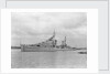 HMS 'Sirius' light cruiser (1940) under way in Portsmouth Harbour by unknown