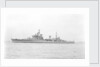 Light Cruiser HMS 'Birmingham' (1936) in September 1947, under way off Portsmouth by unknown