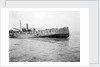 The port quarter view of the light cruiser HMS 'Arethusa' (1913) aground on Cutler Shoal. by Lieutenant Geoffroy William Winsmore Hooper