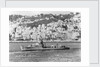 HMS 'Chevron' (1944), under way off an unknown port by unknown