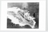Destroyer HMS 'Daring' (1949) turning to starboard at high speed by unknown