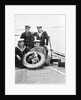 Photograph of four petty officers on board 'Laforey' (1913) at Harwich in 1915-1916 with the ship's dog mascot by unknown