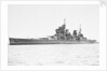 HMS 'King George V' (Br, 1939), at anchor, probably at Scapa Flow. with type 271 radar fitted by unknown