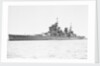 HMS 'King George V' (Br, 1939), at anchor, probably at Scapa Flow. with type 271 radar fitted by unknown