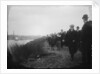Spectators on the tow path on the south bank of the Thames near Hammersmith Bridge on Boat Race Day, 1907 by unknown