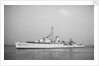 'Ajax' (Br, 1934) under tow, approaching Chatham dockyard on return from the River Plate by unknown