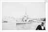 'Aphis' (1915) anchored in Grand Harbour, Malta, near St. Angelo by unknown