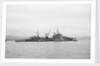 HMS 'Bermuda' (1941) at anchor in the Clyde, preparing for refit by unknown
