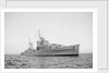 Light cruiser HMS 'Dido' (1939) anchored in Scapa Flow by unknown