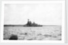 Photograph of HMS 'Iron Duke' (1912) in October 1940 ashore at Longhope, Scapa Flow. In use as base and accommodation ship by unknown