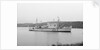 'Reclaim' (Br, 1948), anchored at Tobermory working on the salvage of a helicopter by unknown