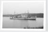 'Reclaim' (Br, 1948), anchored at Tobermory working on the salvage of a helicopter by unknown