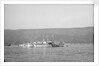Photograph of vessel 'RML539' (1942) a starboard side view, taken from just abaft the beam, of the vessel at moorings in Holy Loch in 1945 with four other rescue launches in the same line by unknown