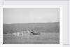 Photograph of vessel 'RML539' (1942) a starboard side view, taken from just abaft the beam, of the vessel at moorings in Holy Loch in 1945 with four other rescue launches in the same line by unknown