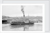 The 'Royal Iris' (Br, 1906) under way in Cork harbour, dressed overall by unknown