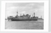 Photograph of cargo liner 'St. Essylt' (1948) in May 1955, under way on the River Thames at Tilbury, bound out in ballast by unknown