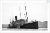 The 'Staffordshire' in Loch Ewe, after bombing whilst returning from Russia by unknown