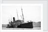 The 'Staffordshire' in Loch Ewe, after bombing whilst returning from Russia by unknown