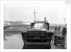 HMS 'Scimitar' (1969), fast training boat, alongside in the fitting out basin at Vosper's Portchester shipyard by unknown