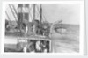 Deck and lifeboat view aboard cargo liner 'Craftsman' (Br, 1897), Charente S S Co Ltd by unknown