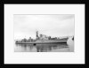 Destroyer HMS 'Diana' (1952) under way at Swansea, bound in by unknown