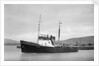 Salvage tug 'Turmoil' (Br, 1944, The Admiralty, Overseas Towage & Salvage Co Ltd) under way at Swansea, bound out by unknown