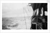After the storm, looking aft along starboard side by Alan Villiers