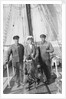 The second mate, the master, the first mate and the ship's dog by Alan Villiers
