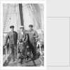 The second mate, the master, the first mate and the ship's dog by Alan Villiers