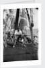 Alan Villiers aboard the 'Grace Harwar' by Alan Villiers