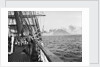 Land on the Horizon - Ailsa Craig on starboard and the 'Grace Harwar' is towed from Queenstown by Alan Villiers