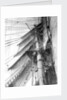On board the 'Parma': looking aloft on the Mizzen, the interlacing stays supporting the mast by Alan Villiers