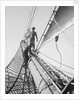 Apprentices on the bowsprit by Alan Villiers