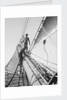 Apprentices on the bowsprit by Alan Villiers