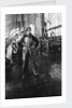 Elisabeth Jacobsen on deck, in oilskins, aboard 4 masted barque 'Parma' (Fi, 1902), ex 'Arrow' (Ruben de Cloux) by Alan Villiers