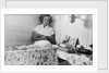 Elizabeth Jacobsen in her bunk by Alan Villiers