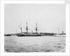 HMS 'Penguin' (1876) and USS 'Celtic' (1891) moored at Sydney Harbour by Willoughby Pudsey Dawson