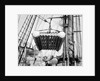 The life raft from 'Elingamite' (1887) being hoisted off the upper deck of HMS 'Penguin' (1876) by Willoughby Pudsey Dawson