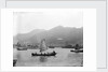 Sampans at Hong Kong by Kenneth Hurlstone Jones