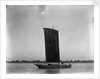 A single-masted junk underway near Wusong by Kenneth Hurlstone Jones