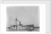 The Japanese cruiser 'Hashidate' (1891) at anchor by Kenneth Hurlstone Jones