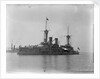 The German battleship 'Weissenburg' (1891) at anchor by Kenneth Hurlstone Jones