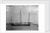 A Lorcha at anchor off Shanghai. by Kenneth Hurlstone Jones