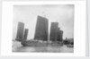 A five-masted Shantung Trader at Shanghai by Kenneth Hurlstone Jones